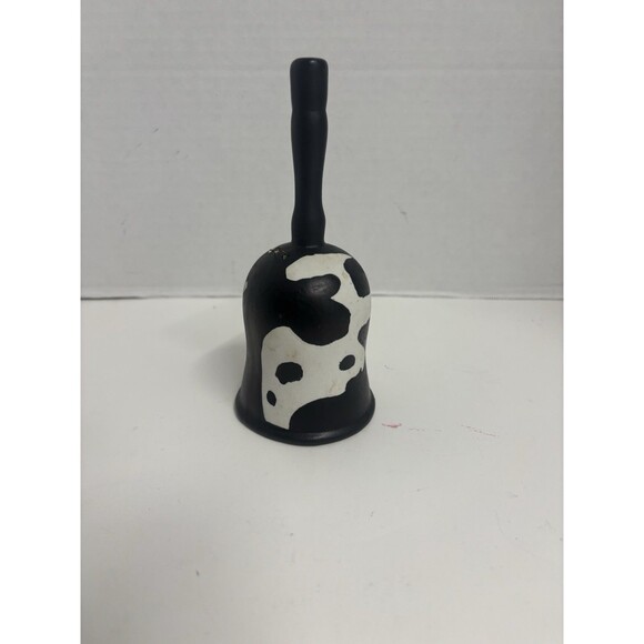Black & White Cow Bell With Udder Vintage - Picture 3 of 4